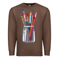 Chestnut Paint Brushes Premium Sweatshirt - linhVisuals