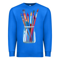 True Royal Paint Brushes Premium Sweatshirt - linhVisuals