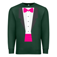 Sports Green pink tux tuxedo Premium Sweatshirt - linhVisuals