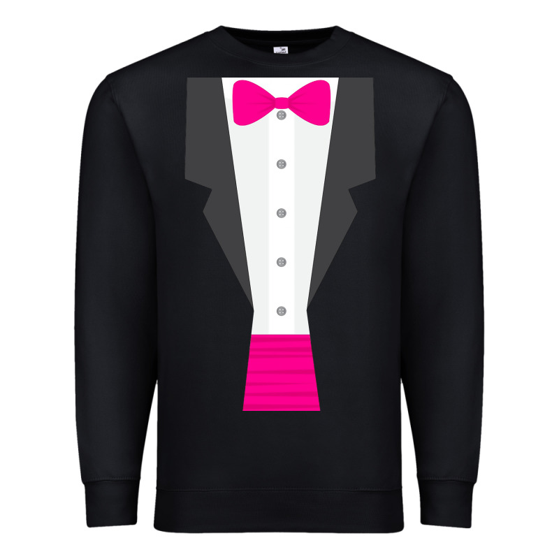 Pink Tux Tuxedo Premium Sweatshirt by linhVisuals | Teevron