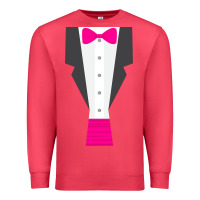 Cardinal pink tux tuxedo Premium Sweatshirt - linhVisuals