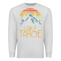 Dove Grey vintage lake tahoe california nevada retro t shirt Premium Sweatshirt - linhVisuals
