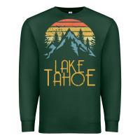 Sports Green vintage lake tahoe california nevada retro t shirt Premium Sweatshirt - linhVisuals