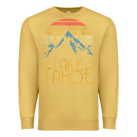 Antique Gold vintage lake tahoe california nevada retro t shirt Premium Sweatshirt - linhVisuals