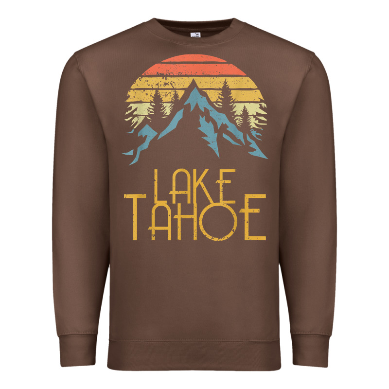 Vintage Lake Tahoe California Nevada Retro T Shirt Premium Sweatshirt by linhVisuals | Teevron