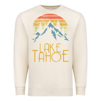 Sandshell vintage lake tahoe california nevada retro t shirt Premium Sweatshirt - linhVisuals