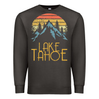 Smoke vintage lake tahoe california nevada retro t shirt Premium Sweatshirt - linhVisuals