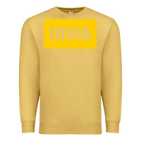 Antique Gold University of Iowa, UIowa, Iowa, apparel Premium Sweatshirt - linhVisuals