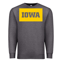 Charcoal Heather University of Iowa, UIowa, Iowa, apparel Premium Sweatshirt - linhVisuals