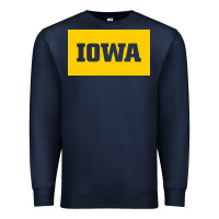 Navy University of Iowa, UIowa, Iowa, apparel Premium Sweatshirt - linhVisuals
