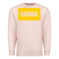 Pale Pink University of Iowa, UIowa, Iowa, apparel Premium Sweatshirt - linhVisuals
