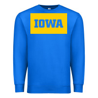 True Royal University of Iowa, UIowa, Iowa, apparel Premium Sweatshirt - linhVisuals
