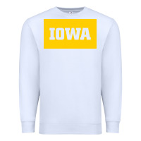 White University of Iowa, UIowa, Iowa, apparel Premium Sweatshirt - linhVisuals