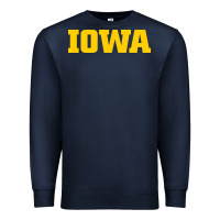 Navy university of iowa, Apparel Premium Sweatshirt - linhVisuals