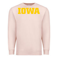 Pale Pink university of iowa, Apparel Premium Sweatshirt - linhVisuals