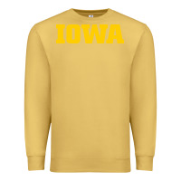 Antique Gold university of iowa, Apparel Premium Sweatshirt - linhVisuals