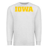Oatmeal Heather university of iowa, Apparel Premium Sweatshirt - linhVisuals