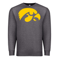 Charcoal Heather university of iowa athletics teams gear Premium Sweatshirt - linhVisuals