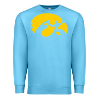 Ocean Blue university of iowa athletics teams gear Premium Sweatshirt - linhVisuals