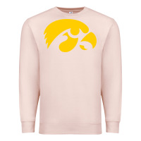 Pale Pink university of iowa athletics teams gear Premium Sweatshirt - linhVisuals