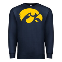 Navy university of iowa athletics teams gear Premium Sweatshirt - linhVisuals
