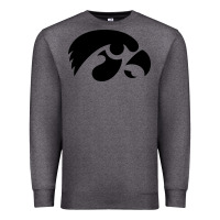Charcoal Heather university of iowa athletics teams gear Premium Sweatshirt - linhVisuals