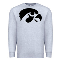 Heather Grey university of iowa athletics teams gear Premium Sweatshirt - linhVisuals