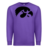 Purple university of iowa athletics teams gear Premium Sweatshirt - linhVisuals