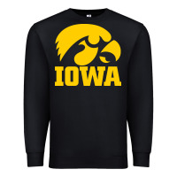 Black university of iowa athletics teams gear Premium Sweatshirt - linhVisuals