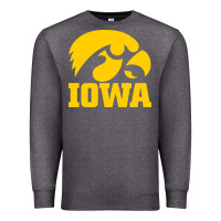 Charcoal Heather university of iowa athletics teams gear Premium Sweatshirt - linhVisuals
