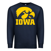 Navy university of iowa athletics teams gear Premium Sweatshirt - linhVisuals