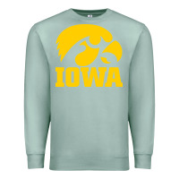 Seafoam university of iowa athletics teams gear Premium Sweatshirt - linhVisuals
