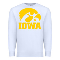 White university of iowa athletics teams gear Premium Sweatshirt - linhVisuals