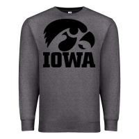 Charcoal Heather university of iowa athletics teams gear Premium Sweatshirt - linhVisuals