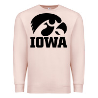 Pale Pink university of iowa athletics teams gear Premium Sweatshirt - linhVisuals