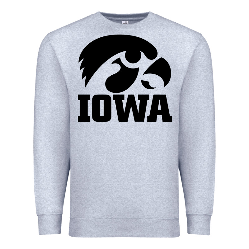 University Of Iowa Athletics Teams Gear Premium Sweatshirt by linhVisuals | Teevron