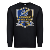 Black lehman college lightning Premium Sweatshirt - linhVisuals