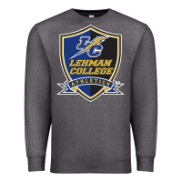 Charcoal Heather lehman college lightning Premium Sweatshirt - linhVisuals