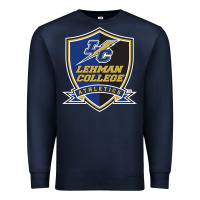 Navy lehman college lightning Premium Sweatshirt - linhVisuals