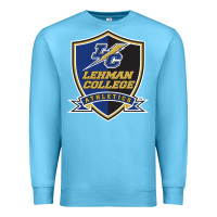 Ocean Blue lehman college lightning Premium Sweatshirt - linhVisuals