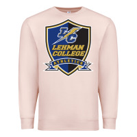 Pale Pink lehman college lightning Premium Sweatshirt - linhVisuals