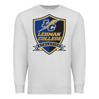 Dove Grey lehman college lightning Premium Sweatshirt - linhVisuals
