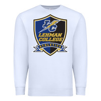 White lehman college lightning Premium Sweatshirt - linhVisuals