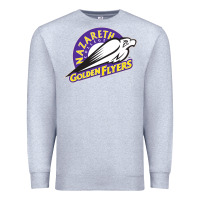 Heather Grey nazareth college golden Premium Sweatshirt - linhVisuals