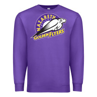 Purple nazareth college golden Premium Sweatshirt - linhVisuals
