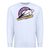 White nazareth college golden Premium Sweatshirt - linhVisuals