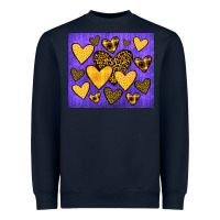 Navy team spirit color purple and gold Heavyweight Sweatshirt - JahusDesignShop