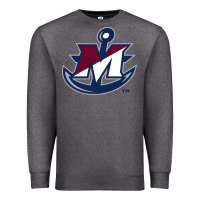 Charcoal Heather suny maritime college Premium Sweatshirt - linhVisuals