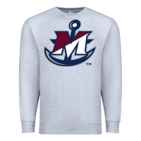Heather Grey suny maritime college Premium Sweatshirt - linhVisuals
