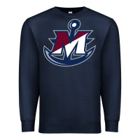 Navy suny maritime college Premium Sweatshirt - linhVisuals